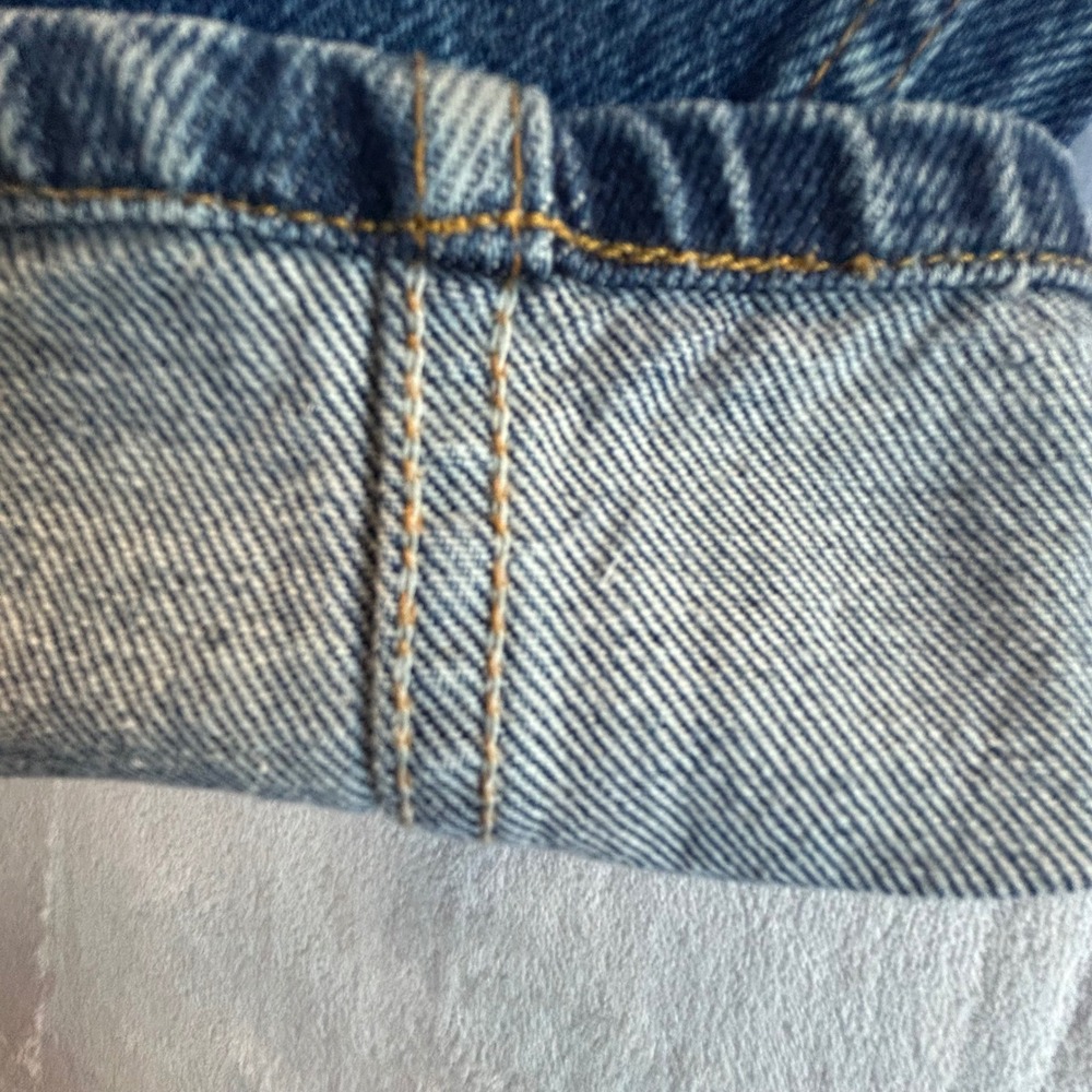 VTG Orange Tab Levi 505 Mens Jeans Reg Fit Straight Leg Dark Wash W31 L32 - Picture 10 of 11